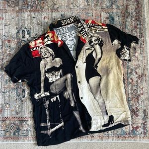 Marylin Monroe Button Up